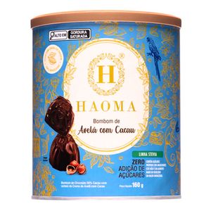 Bombom de Avelã com Cacau Sem Adição de Açúcar Haoma 160g