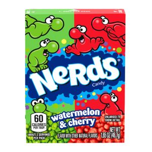Bala Americana de Melancia e Cereja Nerds Candy 46,7g
