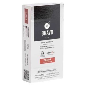 Cápsula de Café Tenor Bravo 50g com 10 Unidades