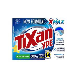 Lava-Roupas Pó Concentrado Primavera Ypê Tixan 800g