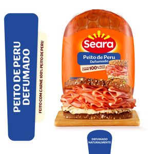 Peito de Peru Defumado sem Casca Fatiado Seara Kg
