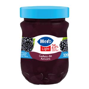 Geleia de Amora Light Hero 320g