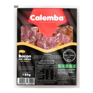Bacon em Cubos Defumado Calemba 150g