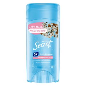 Desodorante em Gel Powder Protect Cotton Secret 73g