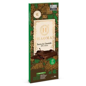 Chocolate em Barra 56% Cacau Haoma 80g