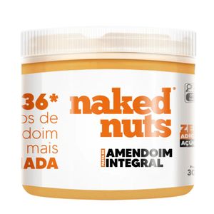 Pasta de Amendoim Integral Sem Adição de Açúcar Naked Nuts 300g
