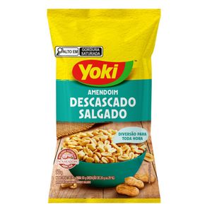 Amendoim Descascado Salgado Yoki 50g