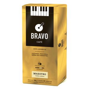 Cápsula de Café Maestro Bravo 50g com 10 Unidades