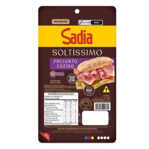 Presunto Cozido Soltíssimo Fatiado Sadia 200g