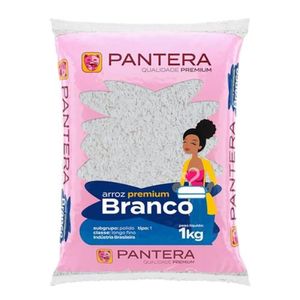 Arroz Polido Longo Fino Tipo 1 Pantera 1kg