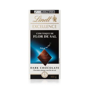 Chocolate em Barra Flor de Sal Dark Excellence Lindt 100g