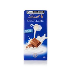 Chocolate Barra ao Leite Swiss Classic Lindt 100g
