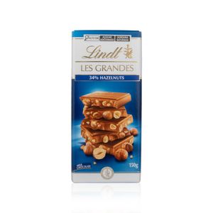 Chocolate Barra Ao Leite e Avelãs Lindt Les Grandes 150g
