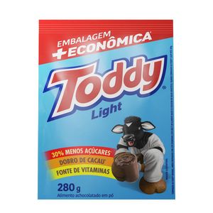 Achocolatado em Pó Light Toddy Sachê 280g