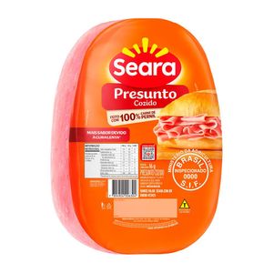 Presunto Cozido Sem Capa Fatiado Seara Kg