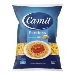 Macarrão com Ovos Parafuso Camil 500g