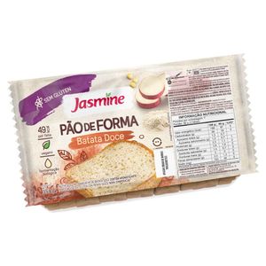Pão de Batata Doce Sem Glúten Vegano Jasmine 350g