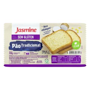 Pão de Sanduíche Tradicional Sem Glúten Jasmine 350g