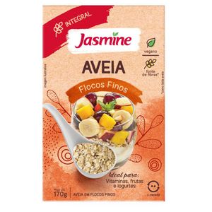 Aveia em Flocos Finos Integral Jasmine 170g