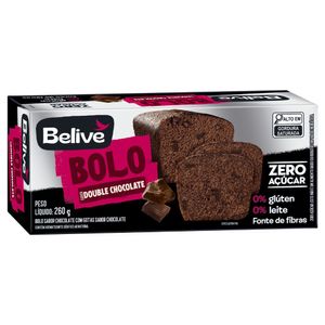 Bolo de Chocolate Sem Açúcar Belive 260g