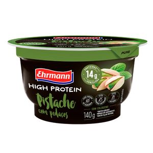 Iogurte de Pistache 14g de Proteínas Sem Lactose High Protein Ehrmann 140g