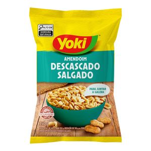 Amendoim Descascado Salgado Yoki 350g