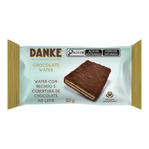 Wafer com Chocolate ao Leite Danke 25g