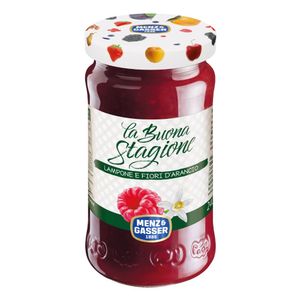 Geleia Italiana Framboesa e Flor de Laranjeira Menz Gasser 240g