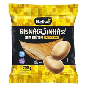 Bisnaguinhas Tradicional Sem Glúten Belive 200g