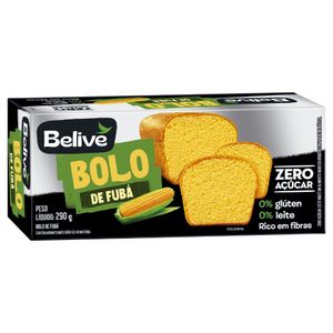 Bolo de Fubá Sem Glúten Belive 290g