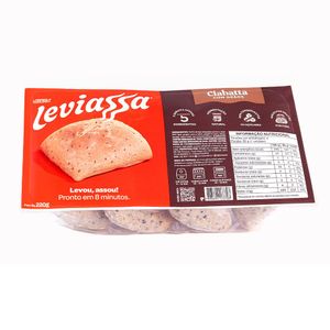 Ciabatta com Grãos Leviassa Homebake 220g