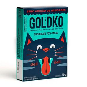Chocolate 70% Cacau Deli Deli Goldko 70g
