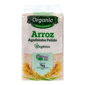 Arroz Agulhinha Polido Orgânico Organic 1kg