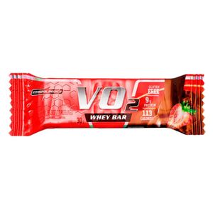 Barra de Proteína Whey Morango Vo2 Integralmedica 30g
