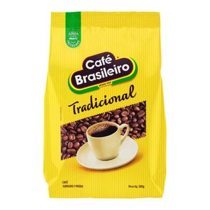 Café Torrado e Moído Tradicional Brasileiro 500g