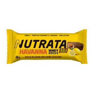 Barra de Proteína Whey Grego Doce de Leite e Limão Siciliano Havanna 40g