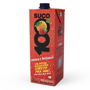 Suco de Laranja e Morango Refrigerado 100 1L