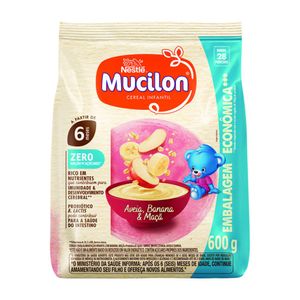 Cereal de Aveia, Banana & Maçã Mucilon 600g