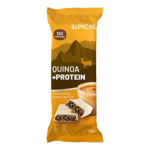 Barra de Proteína Chocolate & Peanut Butter Sem Glúten Alpacas 40g