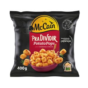 Batata com Calabresa e Bacon Potato Pops Congelada McCain 400g