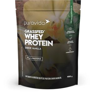 Suplemento Grassfed Vanilla Tahiti Pura Vida 900g