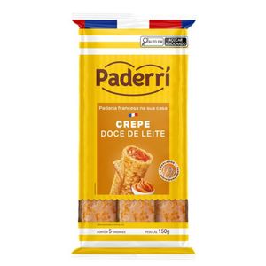 Crepe de Doce de Leite Paderrí 150g com 5 Unidades