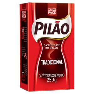 Café Torrado e Moído Tradicional a Vácuo Pilão 250g