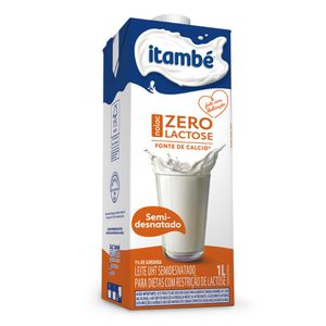 Leite Semidesnatado Zero Lactose Itambé 1L