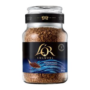 Café Solúvel Liofilizado Montanhas Capixabas L'or Vidro 84g