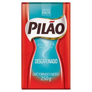Café Torrado e Moído Descafeínado a Vácuo Pilão 250g