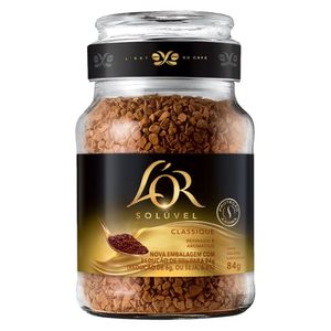 Café Solúvel Liofilizado Classique L'or Vidro 84g
