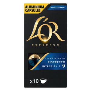 Cápsula de Café Espresso Ristretto Descafeinado L'or 52g com 10 Unidades
