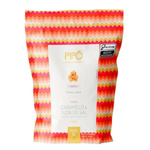 Pipoca Doce Gourmet de Caramelo com Flor de Sal Pipó Sachê 90g