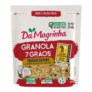 Granola 7 Grãos Tradicional Da Magrinha 400g